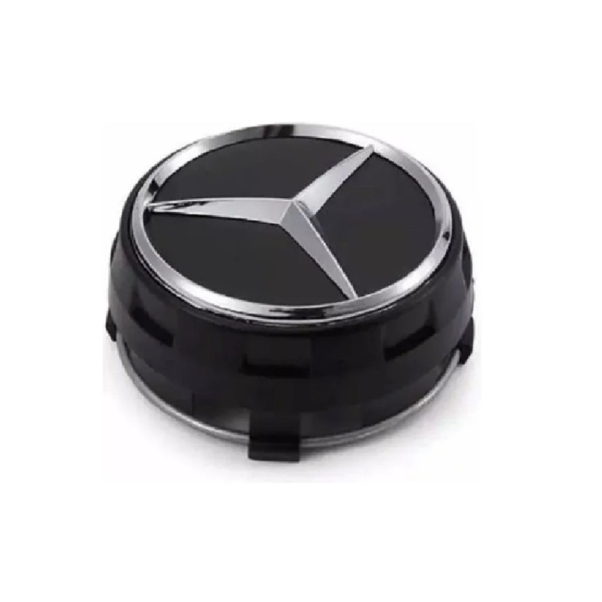 GENERICO - 1Tapa Centro Cubo de Llanta para Mercedes Amg 75mm Negro