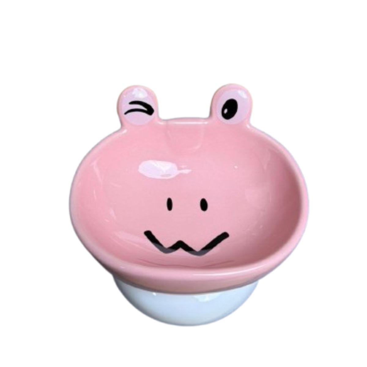 SUKEA - Plato Comida Mascotas Gato Perro Pequeño Antiestrés Colores Rosado