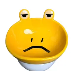 SUKEA - Plato Comida Mascotas Gato Perro Pequeño Antiestrés Colores Amarillo