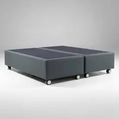 BLOCCARE - Base Dividida King Box 30 cm / Rueda Logo - Largo 200 cm - Con Refuerzo