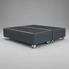 BLOCCARE - Base Dividida King Box 30 cm / Rueda Deluxe - Largo 200 cm