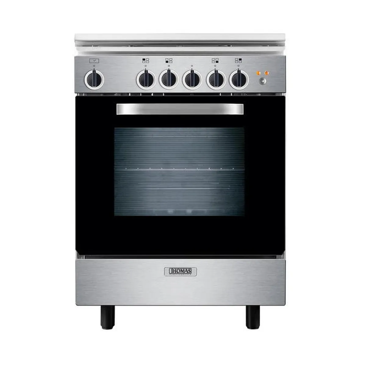 THOMAS - Cocina a Gas Thomas 4 Platos con Horno 70 Litros Acero AL6611EI Florencia 1