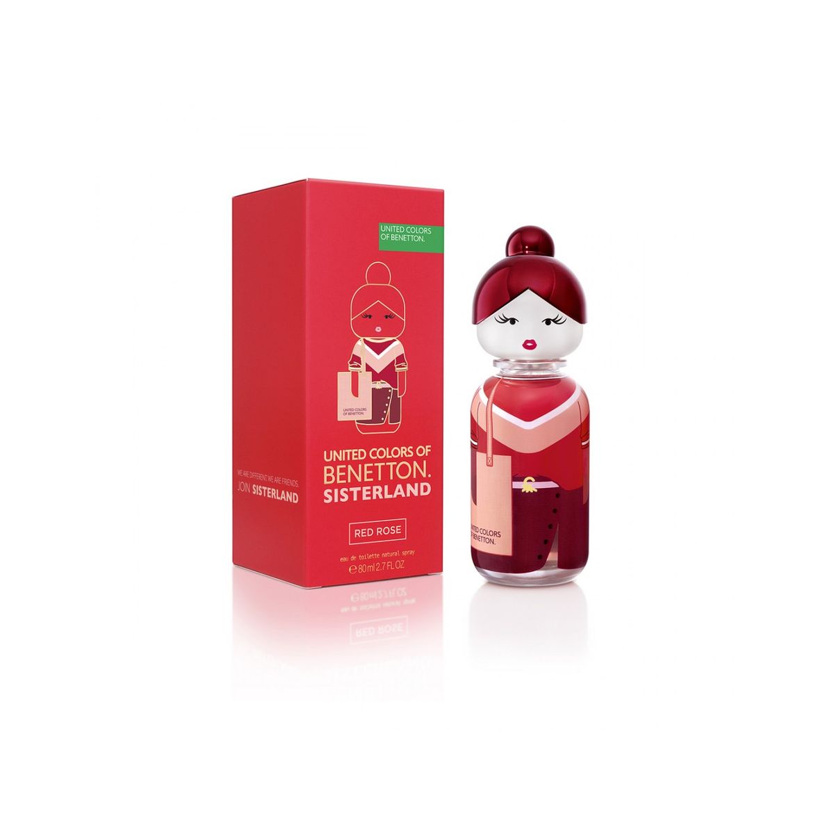 BENETTON - UNITED COLORS OF BENETTON SISTERLAND RED ROSE EDT MUJER 80 ML