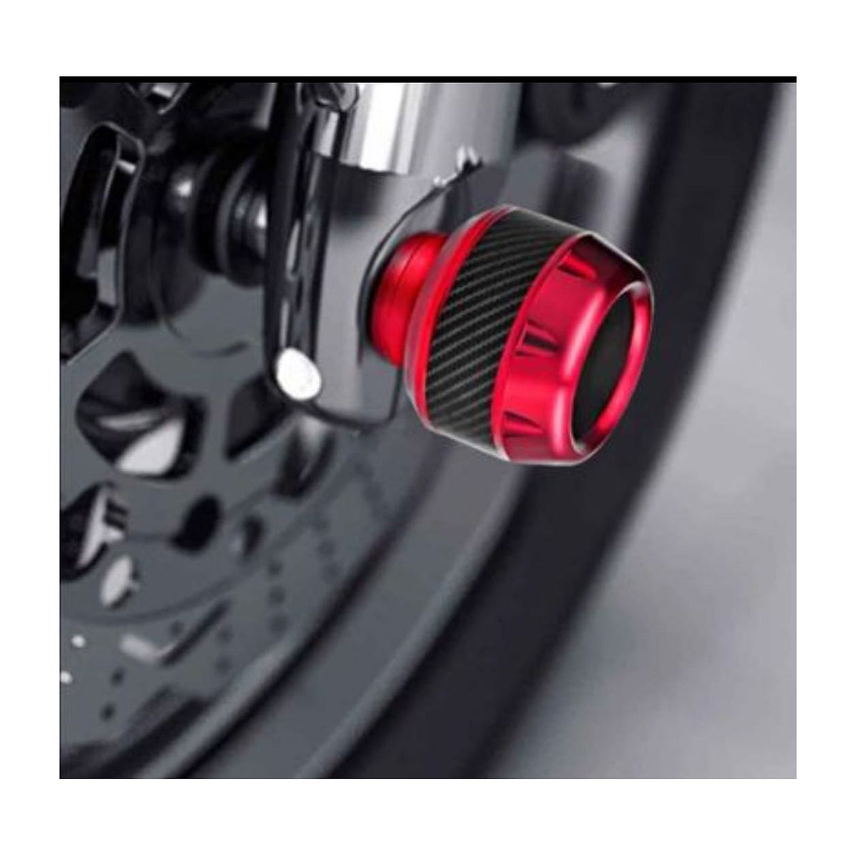 GENERICO - Topes de caída para motos rojos