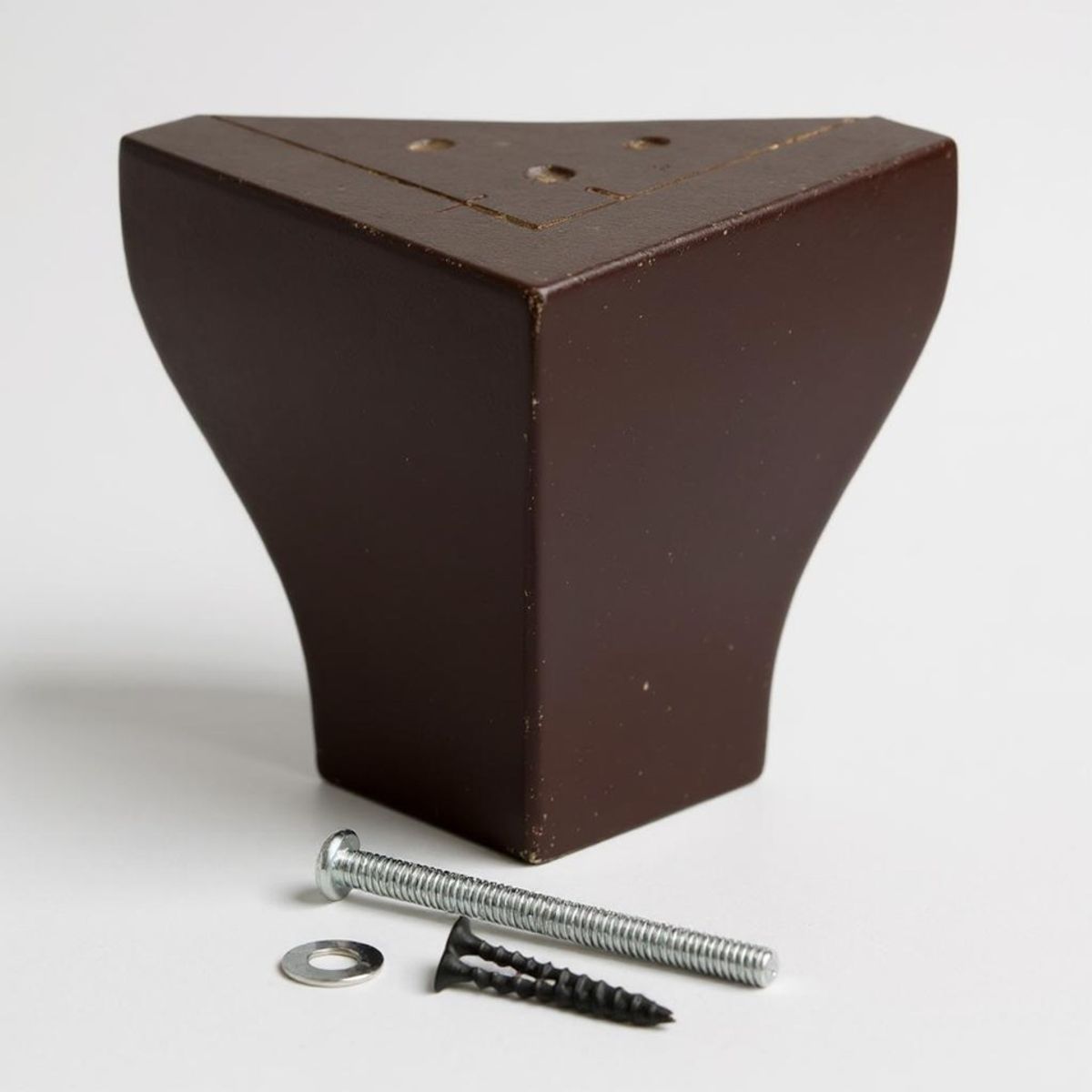 BLOCCARE - Base de Cama Full Dividida Box 13 cm L190 (Gris)- Con Patas de Madera 11 cm (Sin Refuerzo)