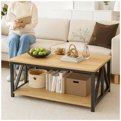 Imagen 2 del producto Mesa De Centro Minimalista Con Cubierta De Melamina 15 Mm