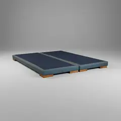 BLOCCARE - Base Dividida Super King Box 8 cm / Patas De Madera 4.5 cm - Con Refuerzo