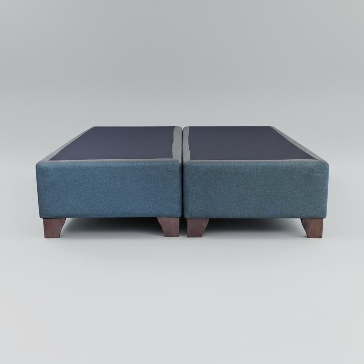 BLOCCARE - Base Dividida Super King Box 30 cm / Patas De Madera 11 cm