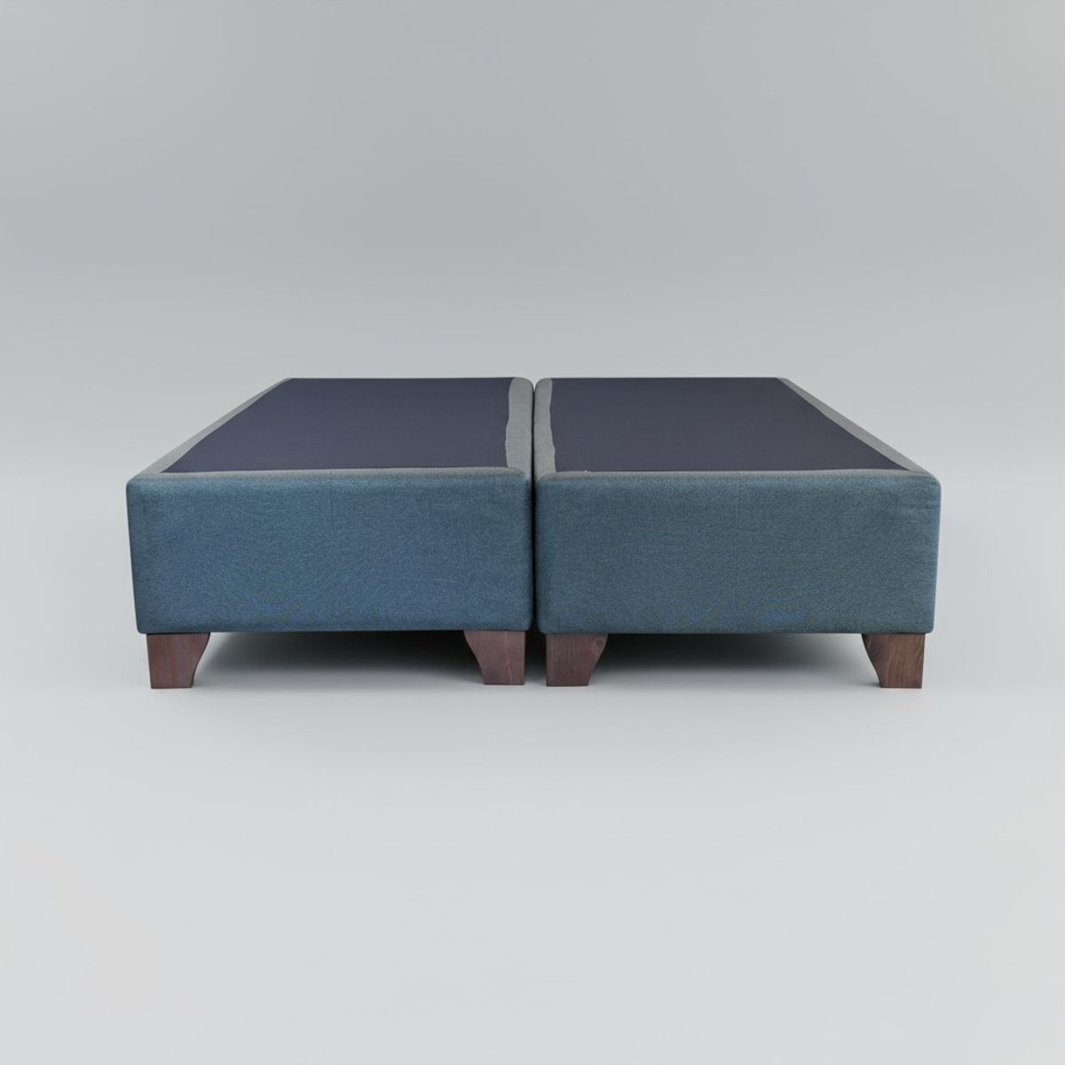 BLOCCARE - Base Dividida Super King Box 30 cm / Patas De Madera 11 cm