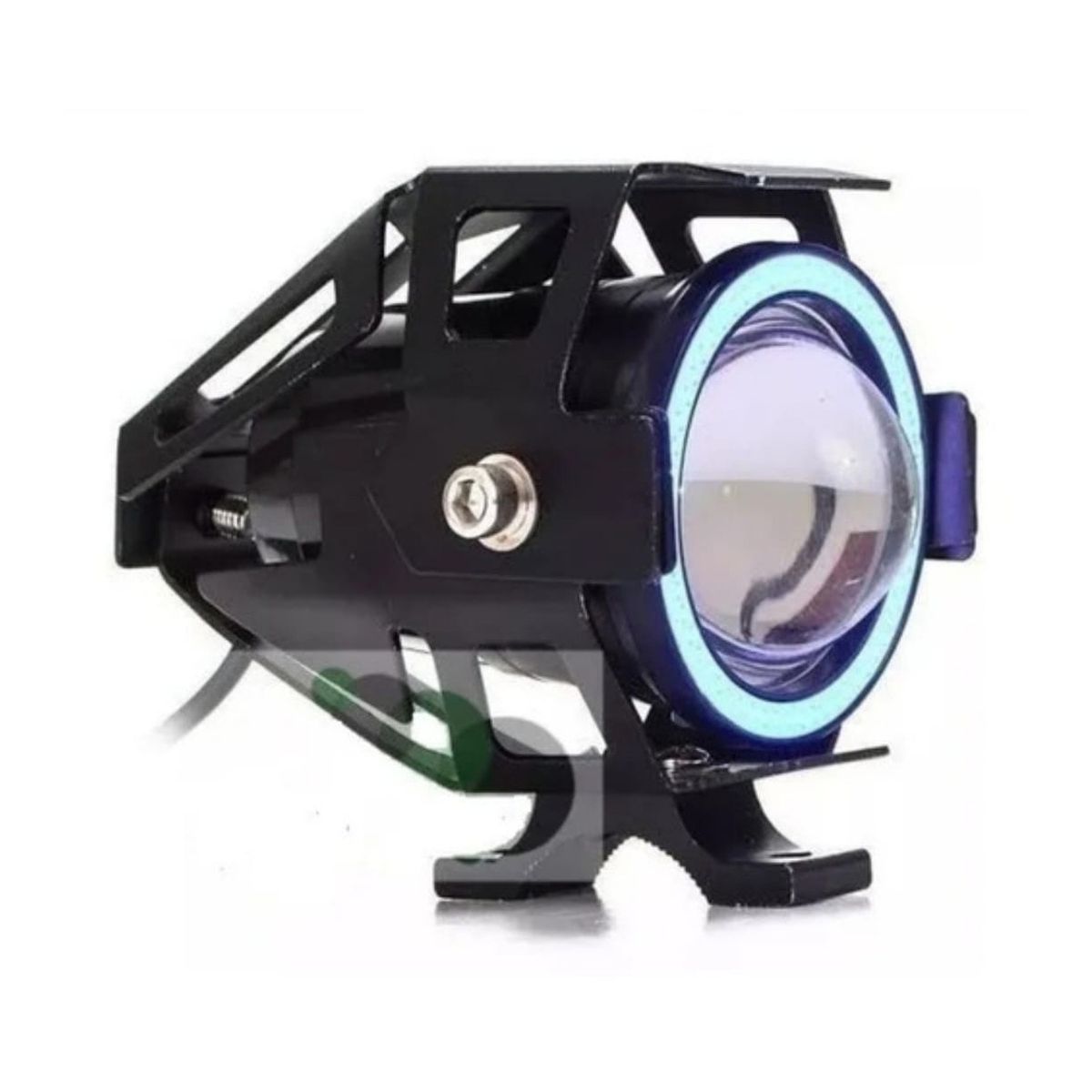 GENERICO - Neblineros led ojo de angel azul para motos scooter Autos