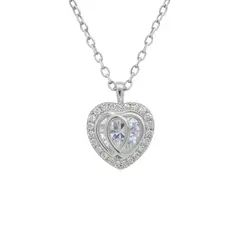 JOYAS LANDEROS - Collar Corazón Plata 925