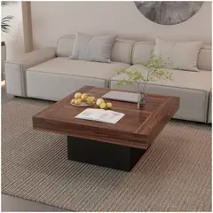 HOMER DESIGN - Mesa De Centro Minimalista Con Cubierta De Melamina 15 Mm