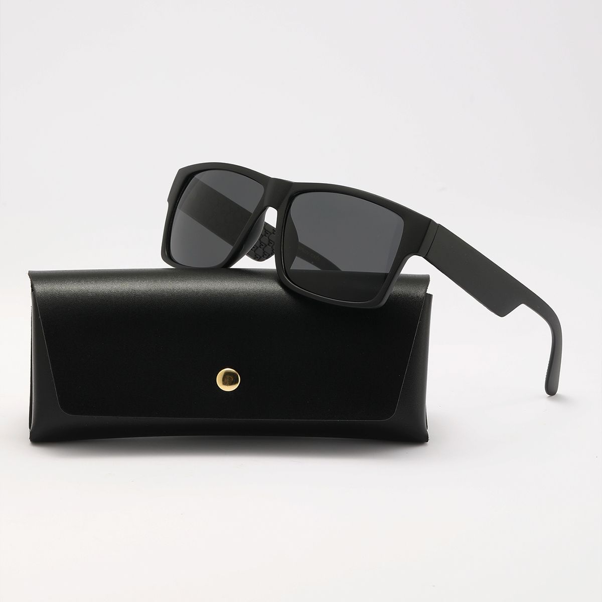 POLASUP - POLASUP Lentes Gafas de sol para hombre mujer UV400 protección clásicas Los templos tienen un patrón
