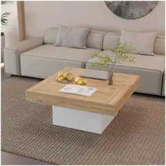 HOMER DESIGN - Mesa De Centro Minimalista Con Cubierta De Melamina 15 Mm