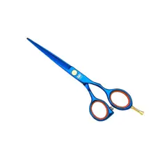 GENERICO - Tijera filo navaja 6.0 azul Obopekal