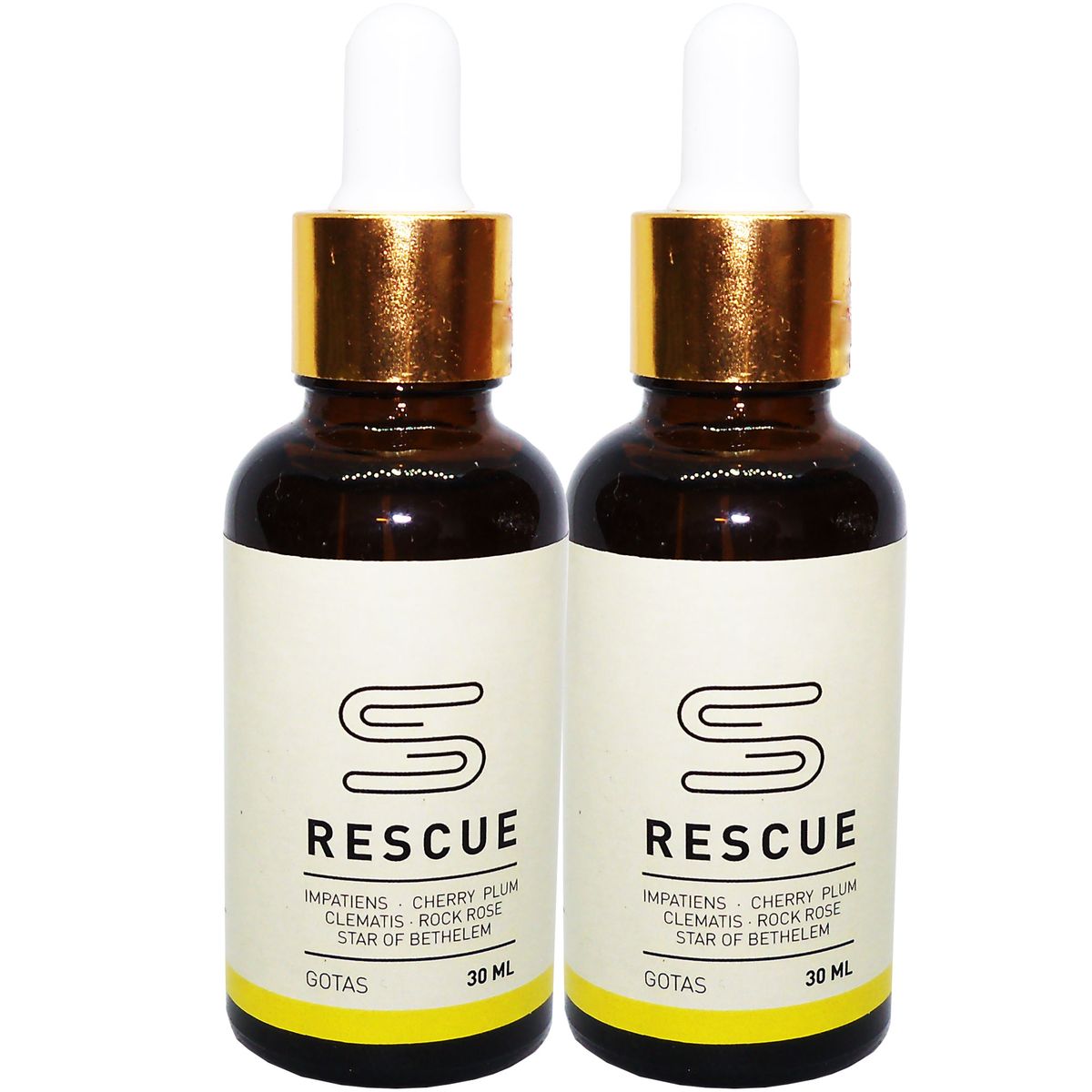 NATURAL FARM - 2 Flores De Bach Natural Rescue No Mas Panico Ansiedad 50 ml