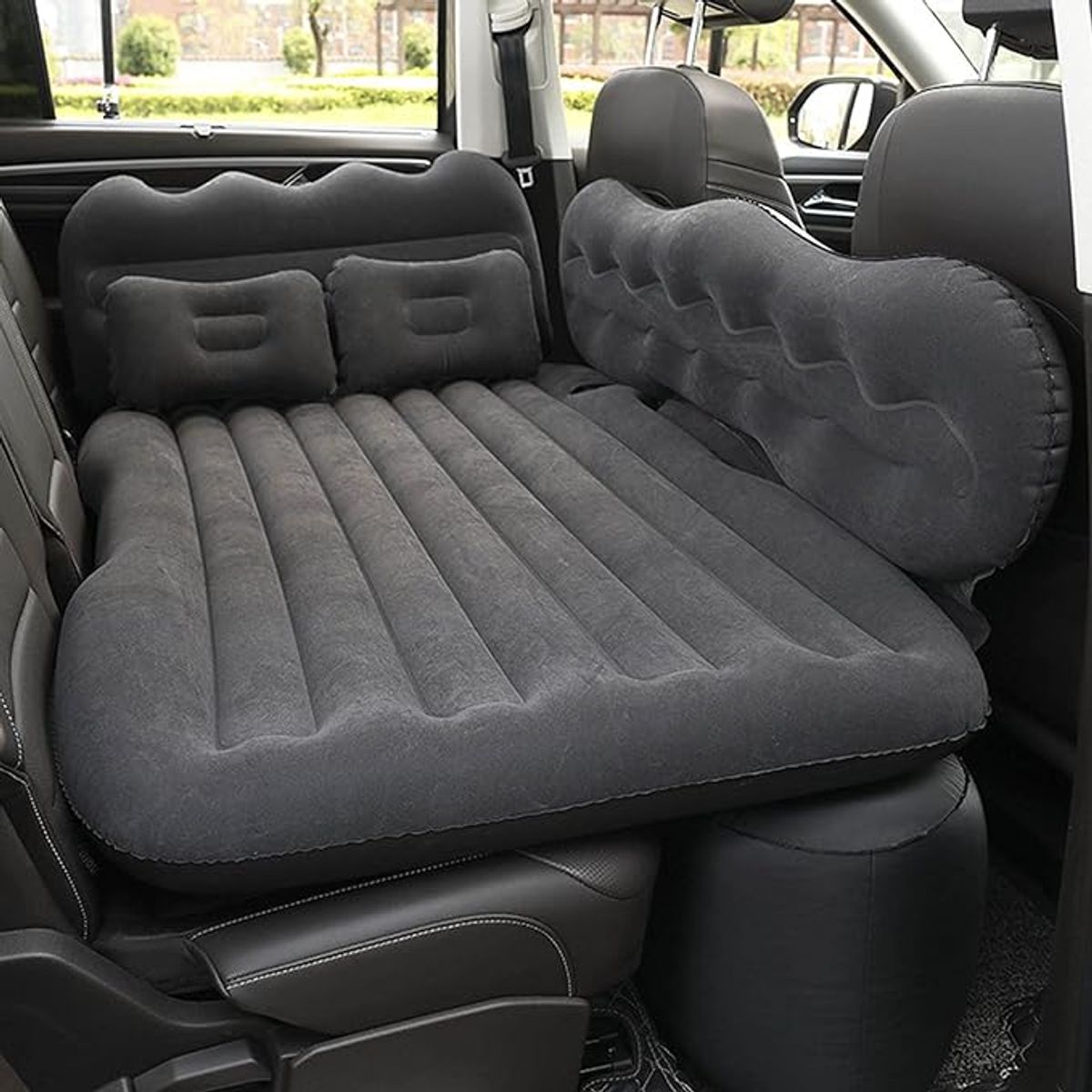 MOVI - COLCHÓN INFLABLE PARA AUTO CAMPING EN VEHÍCULO CON ALMOHADAS