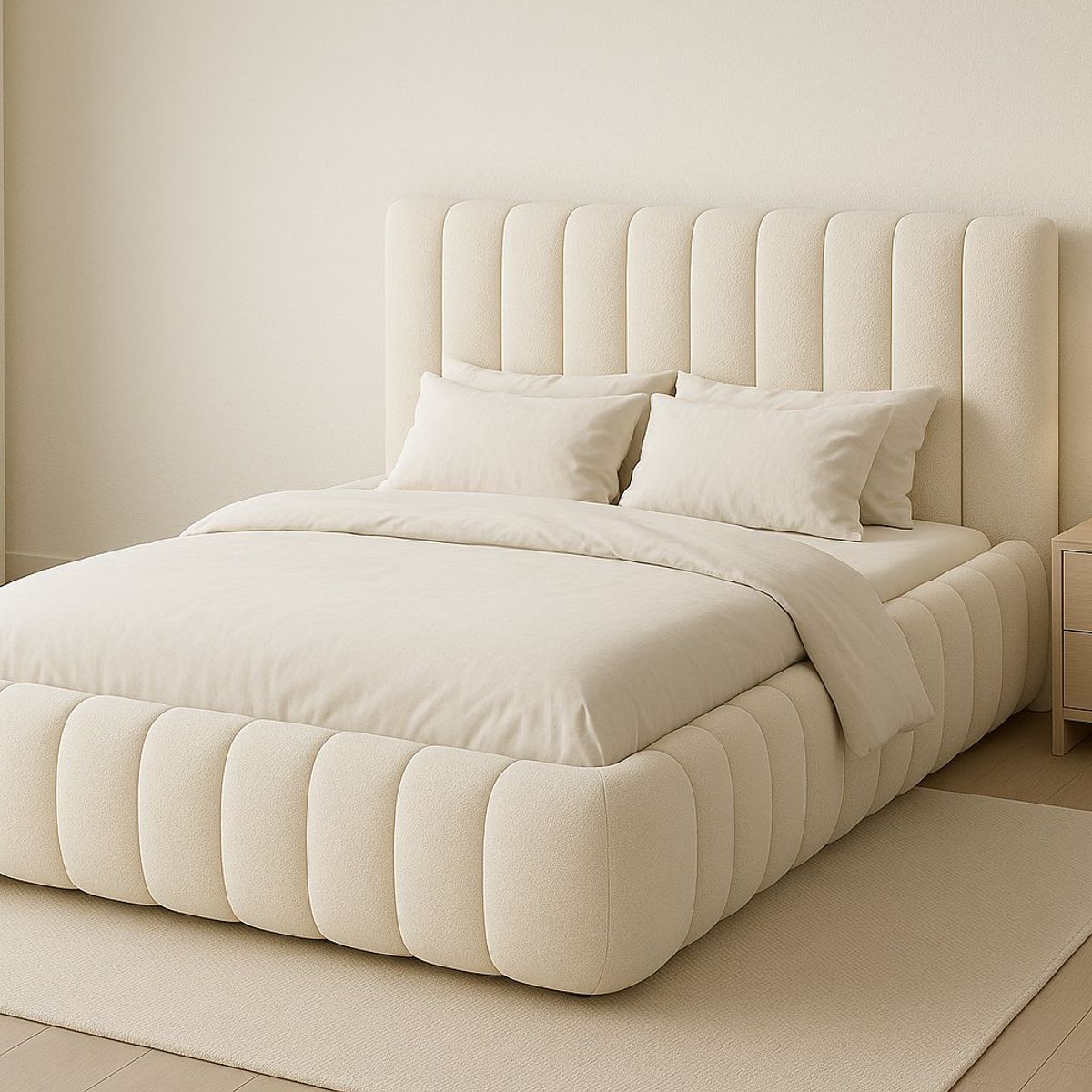 Cama Nube 2 Plazas + Colchón 2P Mery Desing 30CM + 2 Almohadas Masel, marca GENERICO - Foto Principal
