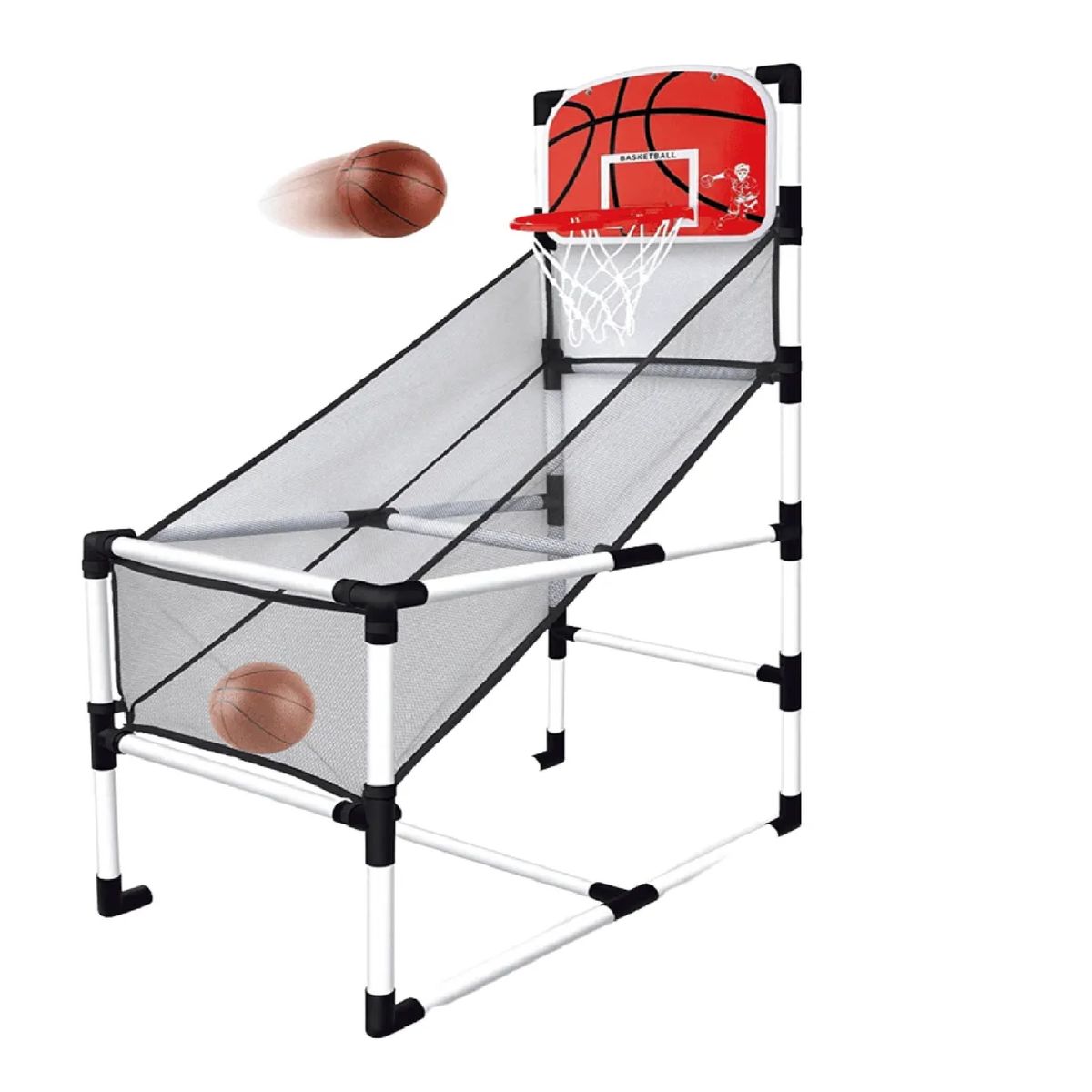 GENERICO - Set Aro Basquetbol Arcade Niños 132m Juego Interactivo