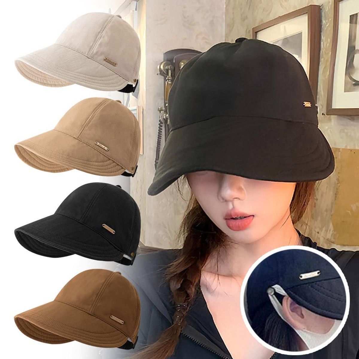 QIKUN - Jockey Gorro Visera Xl Protección UV ​