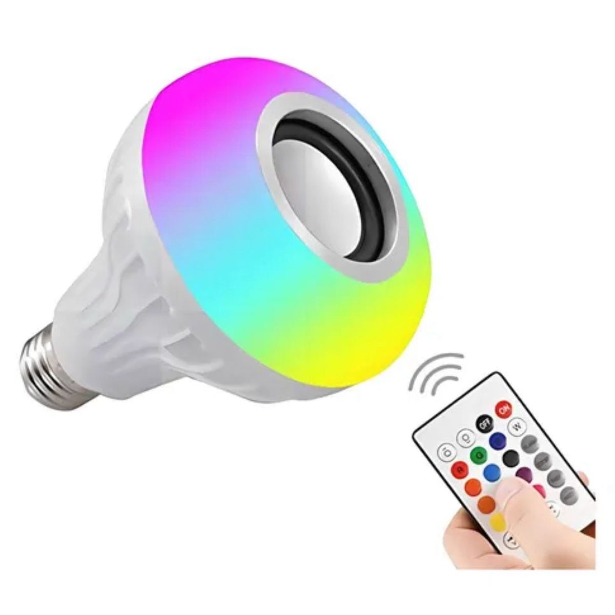 GENERICO - LAMÁRA BLUETOOTH PARLANTE BLANCO