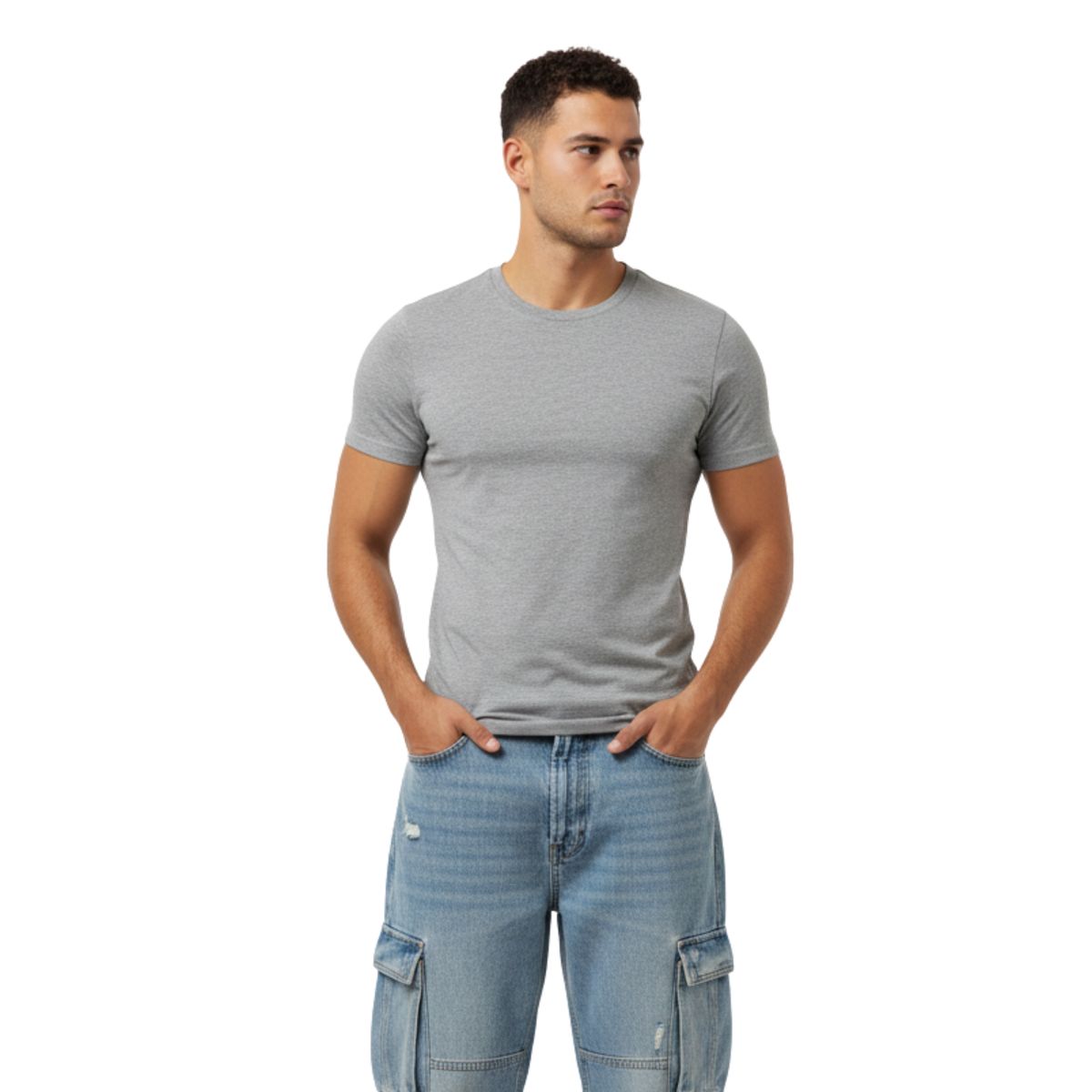 D'JOE - Polera Algodon Soft Unicolor Hombre