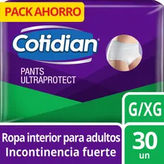 COTIDIAN - PACK PAÑAL ADULTO ULTRAPROTECT TALLA G 30 unidades
