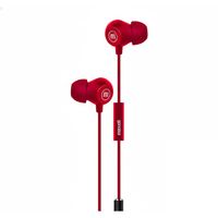 Audífonos INBAX Con Mic In Ear 35mm Rojo Rojo