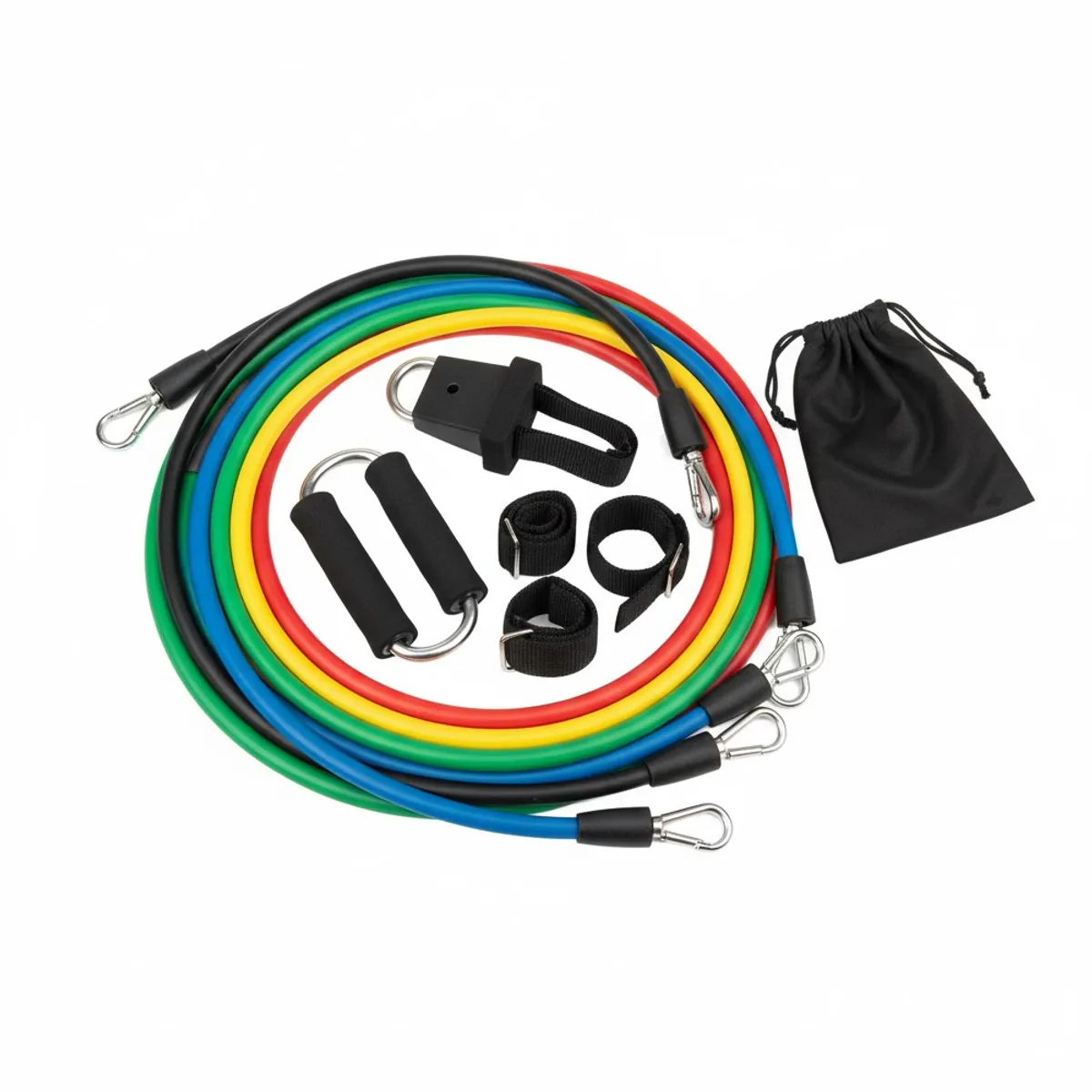 INFITNESS - Set De 5 Bandas Elásticas Tubulares Infitness 100lb IN0011