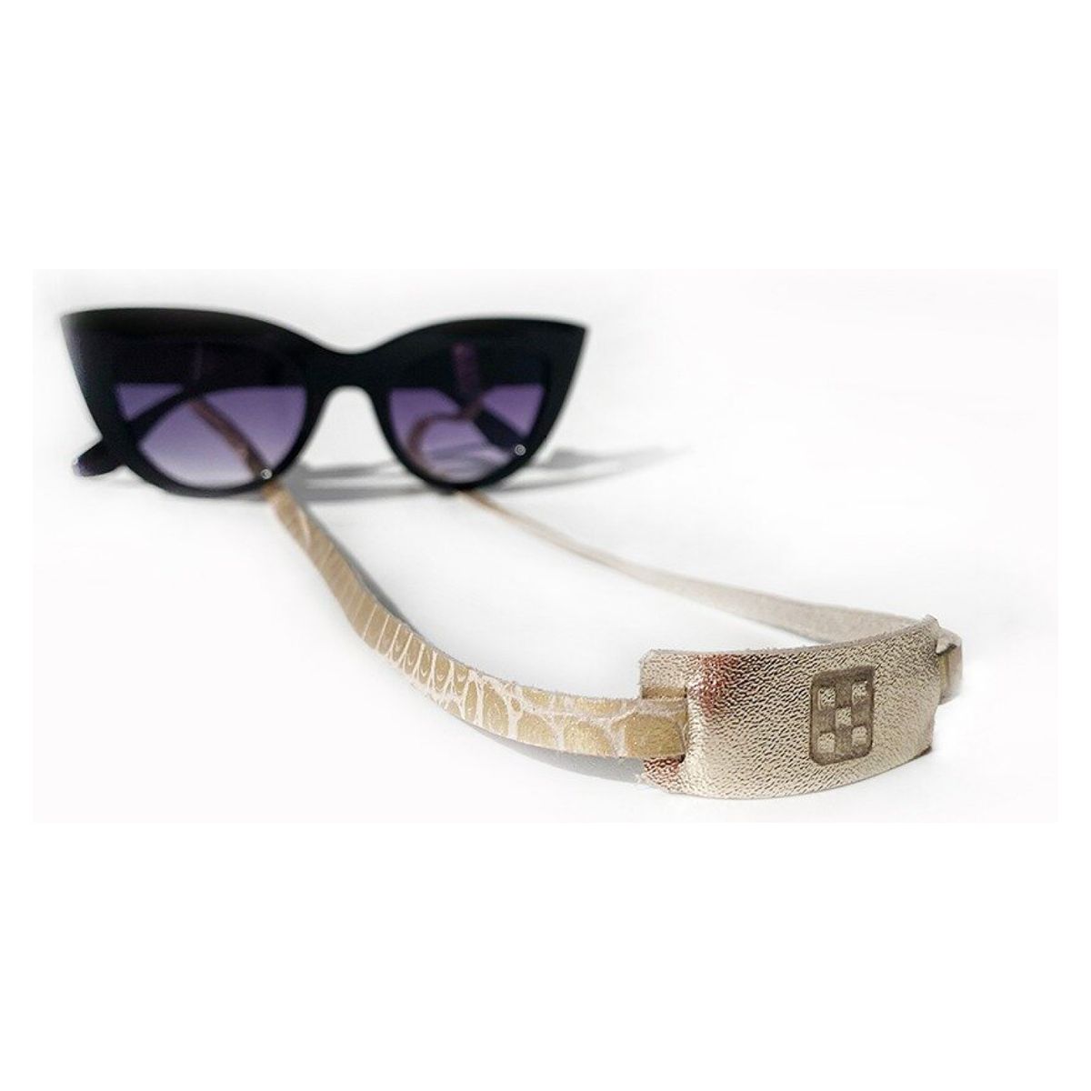 TRELKE - Strap Cuero Natural Dorado