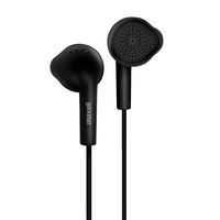 Audífonos MaxBuds EB-95 Stereo Earbuds Sin Mic Negro Negro