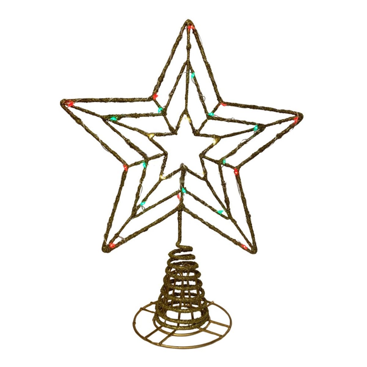 GENERICO - Estrella Neón para Árbol Navideño