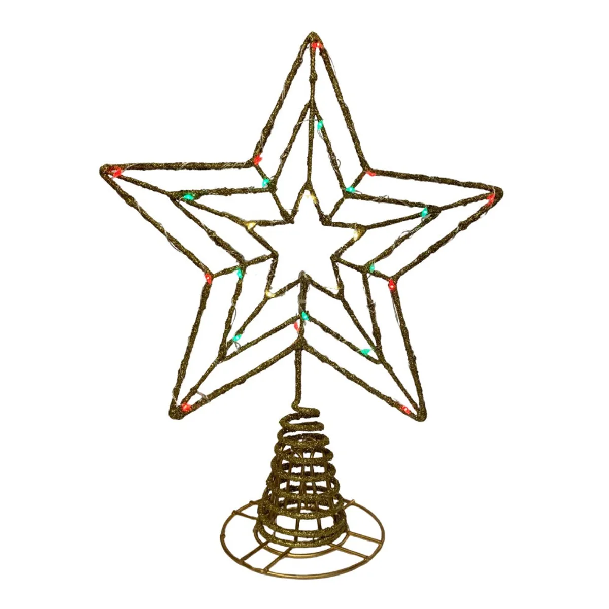 GENERICO - Estrella Neón para Árbol Navideño