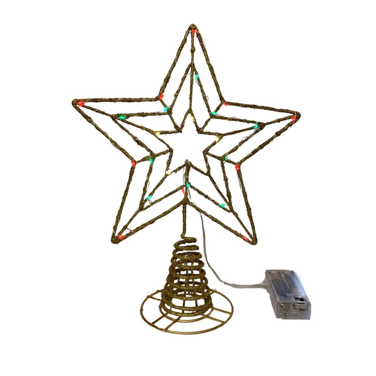 GENERICO - Estrella Neón para Árbol Navideño