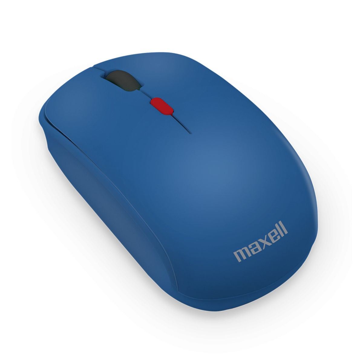 MAXELL - Mouse Inalámbrico Ergonómico 1600 DPI MOWL-100 Maxell Azul