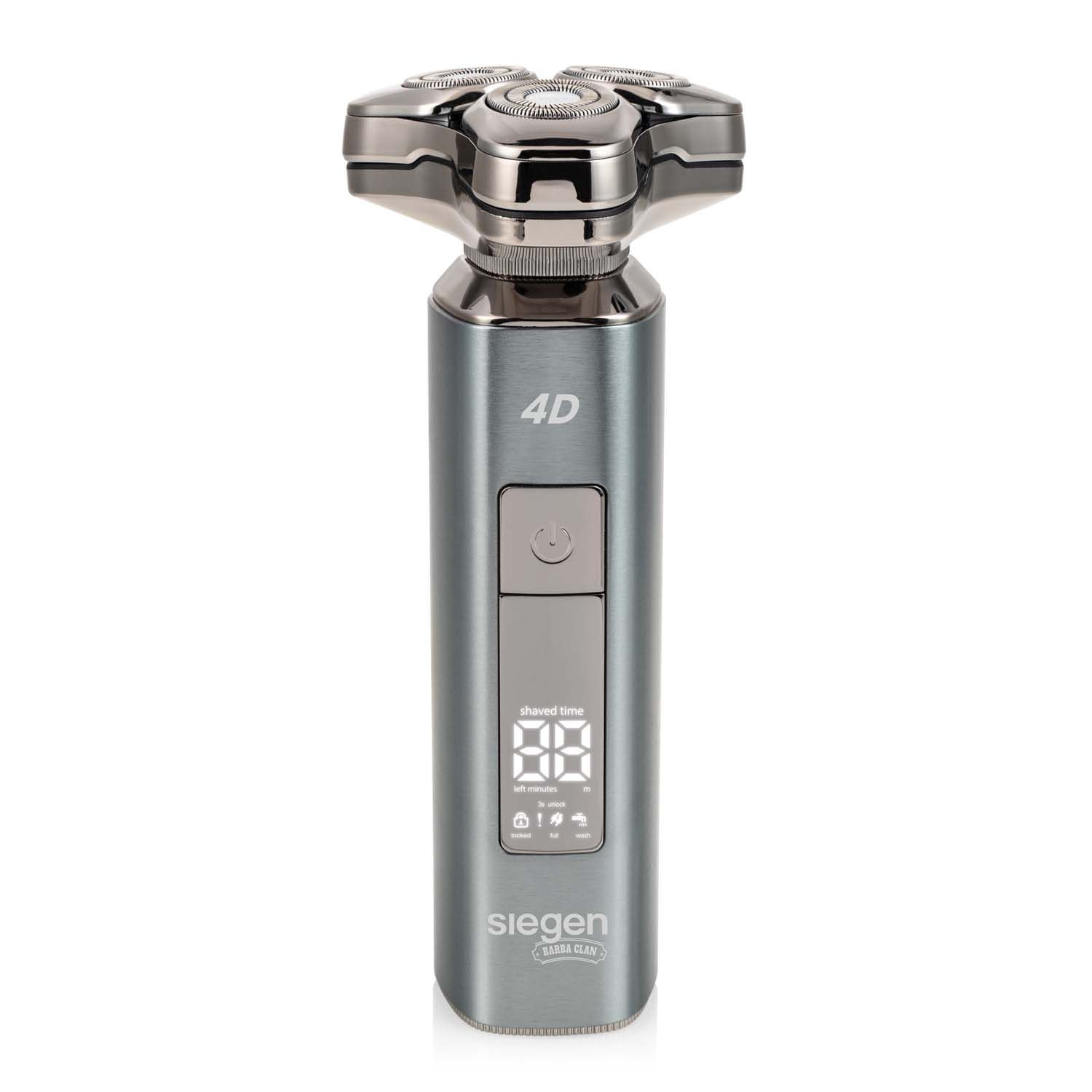 SIEGEN Afeitadora Trimmer SG-7225 3en1 Húmedo/Seco 4D Pantalla LED