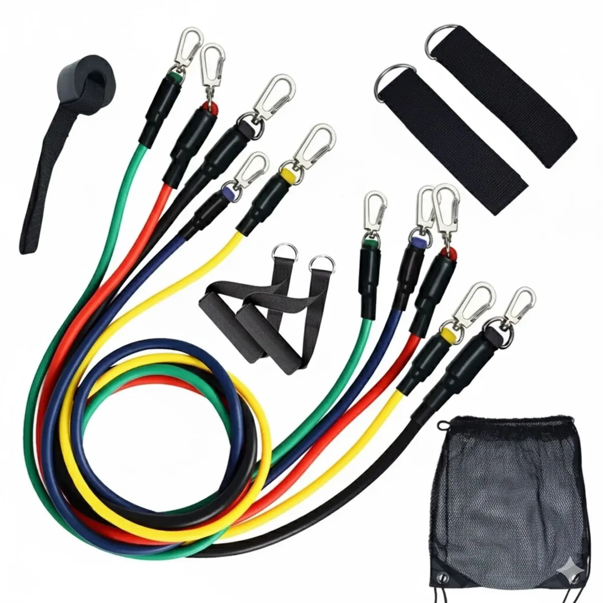 INFITNESS - Pack 5 Bandas Elásticas Multicolor Infitness IN0010 150Lb