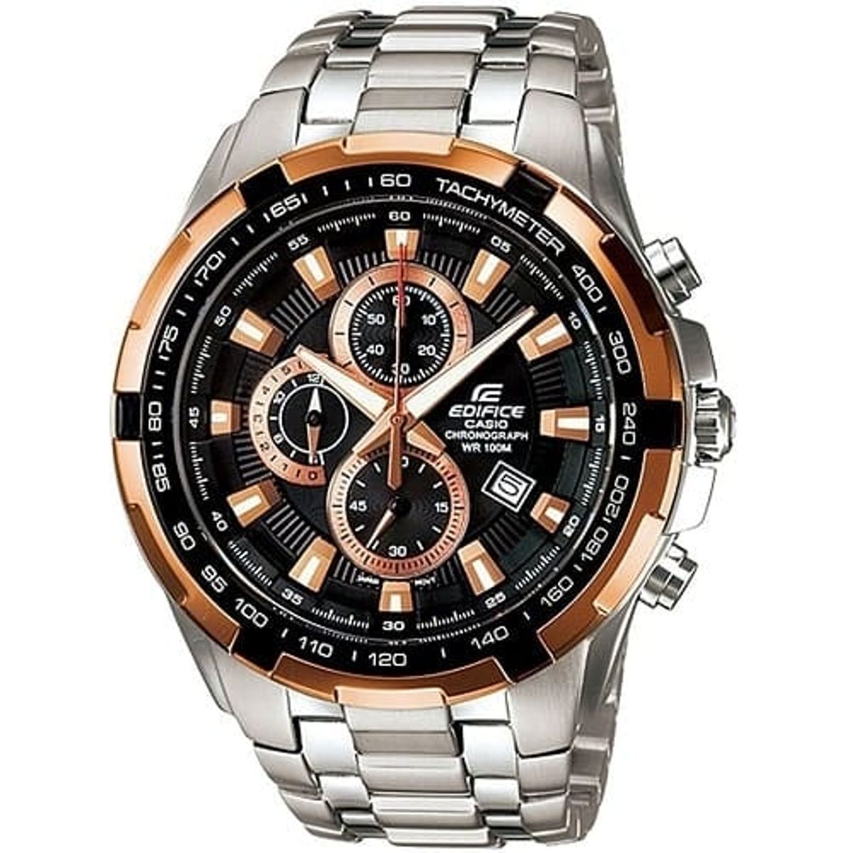 CASIO - RELOJ CASIO EDIFICE EF539D-1A5 HOMBRE CRONO ACERO WR100M