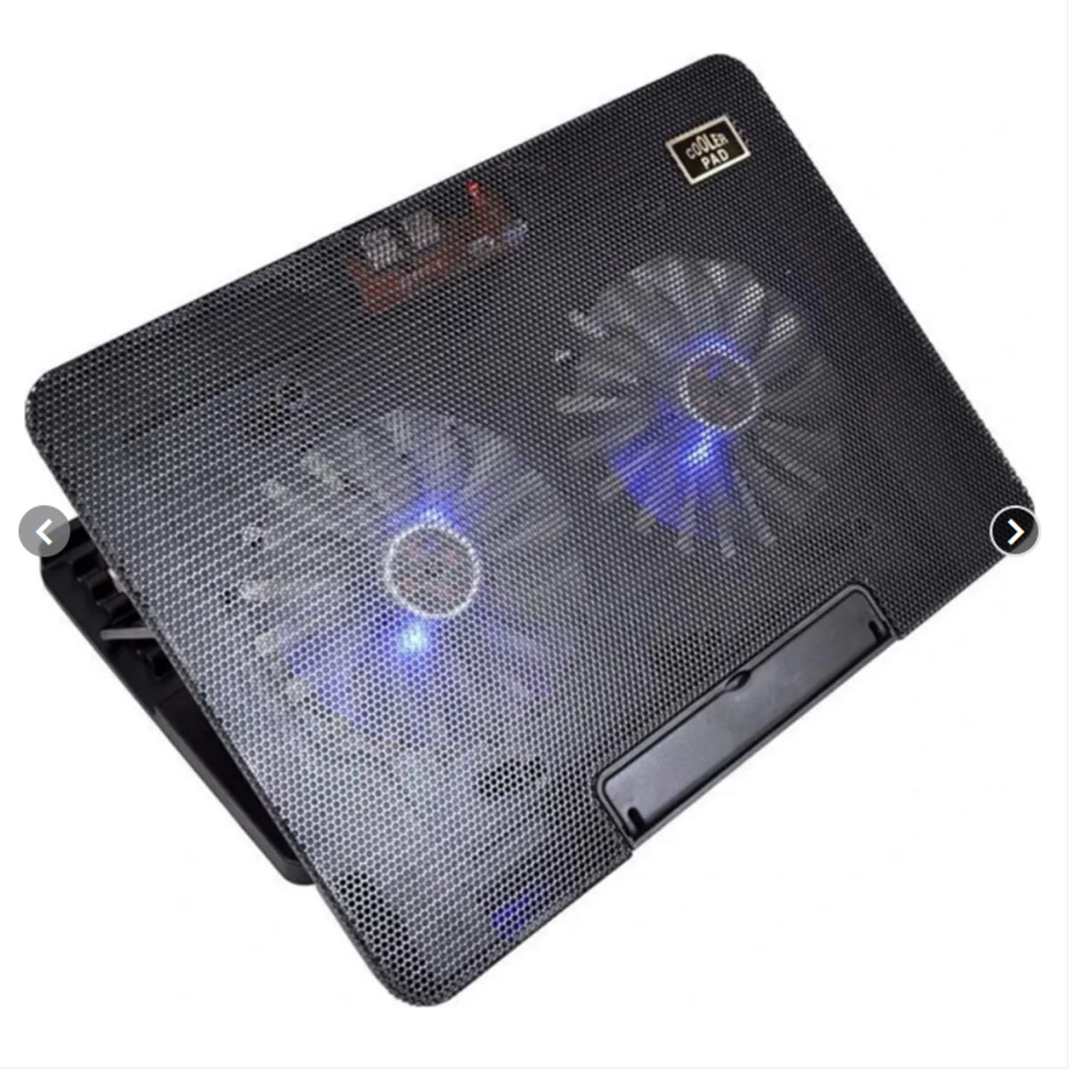 GENERICO - Base Cooler Para Notebook Con 2 Ventiladores
