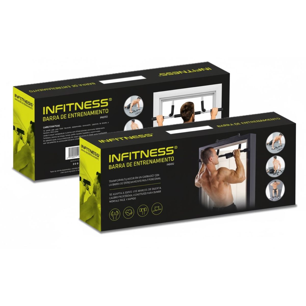 INFITNESS - Barra Ejercicios Multifuncional Puerta Infitness IN0008