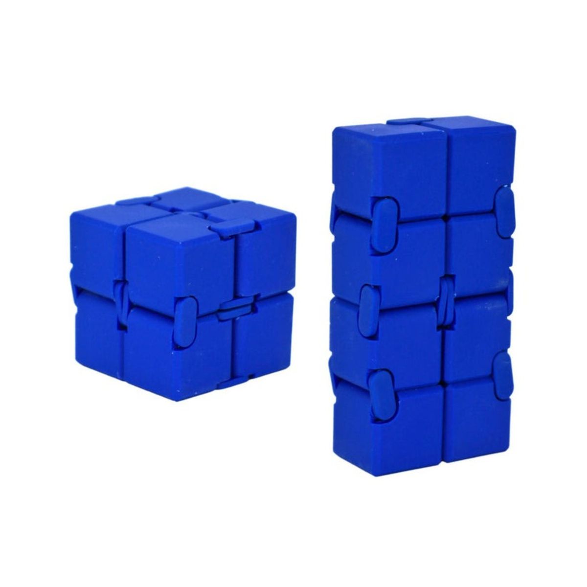 SOLEIO - JUGUETE FIDGET CUBE INFINITO ANTI ESTRÉS AZUL