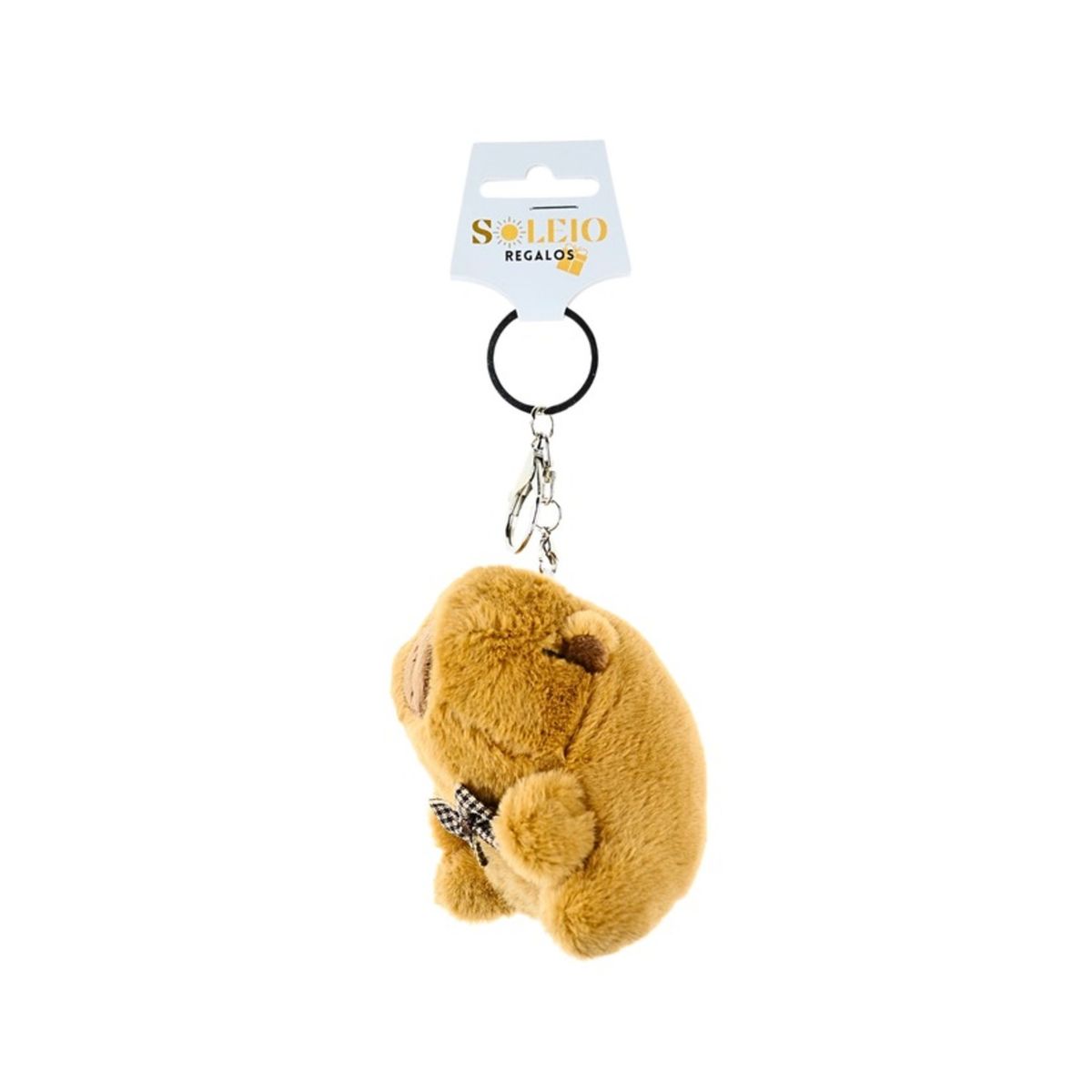 SOLEIO - LLAVERO DE PELUCHE COLGANTE CAPIBARA