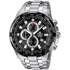 CASIO - RELOJ EDIFICE EF539D-1A HOMBRE CRONO ACERO WR100M