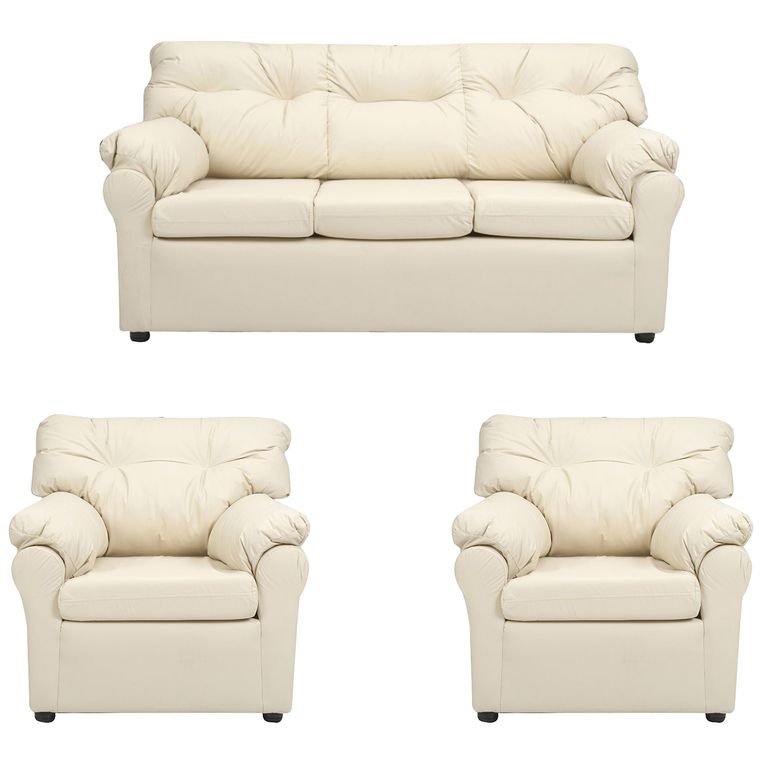 Living Mateo 311  - Cuero Sintetico Pu / Beige