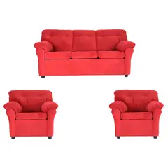 GENERICO - Living Mateo 311  - Cuero Sintético Felpa / Muebles Altiro