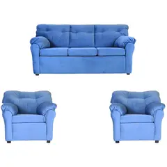 MUEBLES ALTIRO - Living Mateo 311  - Cuero Sintético Felpa /