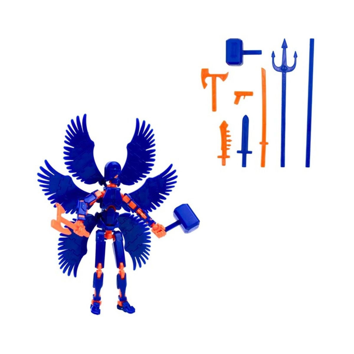 SOLEIO - FIGURA DE ACCIÓN ARTICULADO DUMMY 13 DIY AZUL