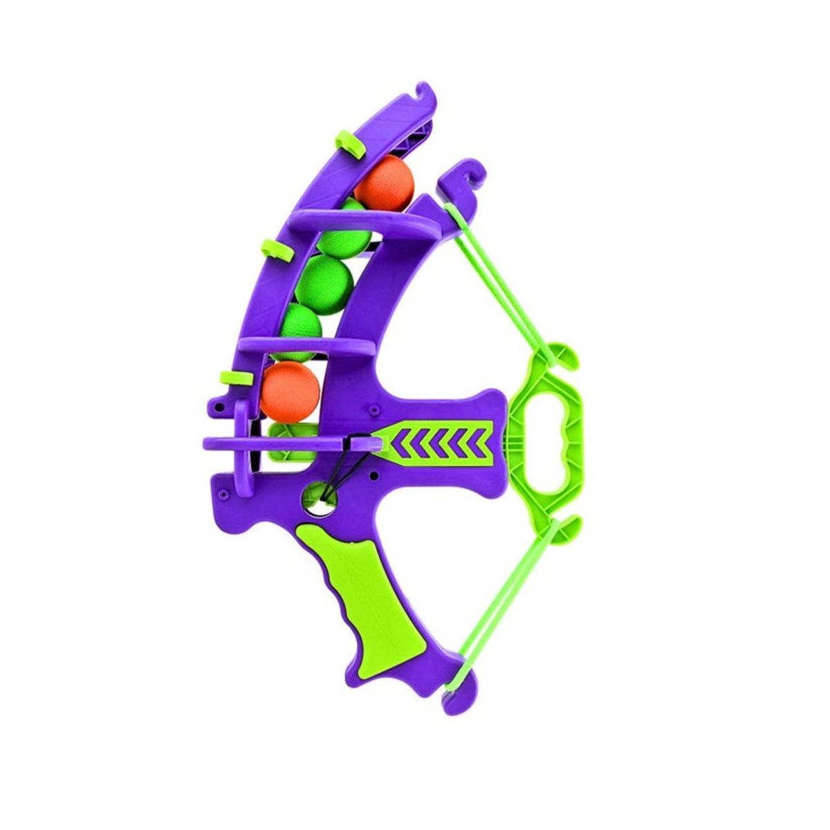 SOLEIO - JUGUETE ARCO LANZADOR DE BOLAS TIRO AL BLANCO MORADO