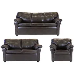 GENERICO - Living Mateo 321  - Cuero Sintético Pu / Muebles Altiro