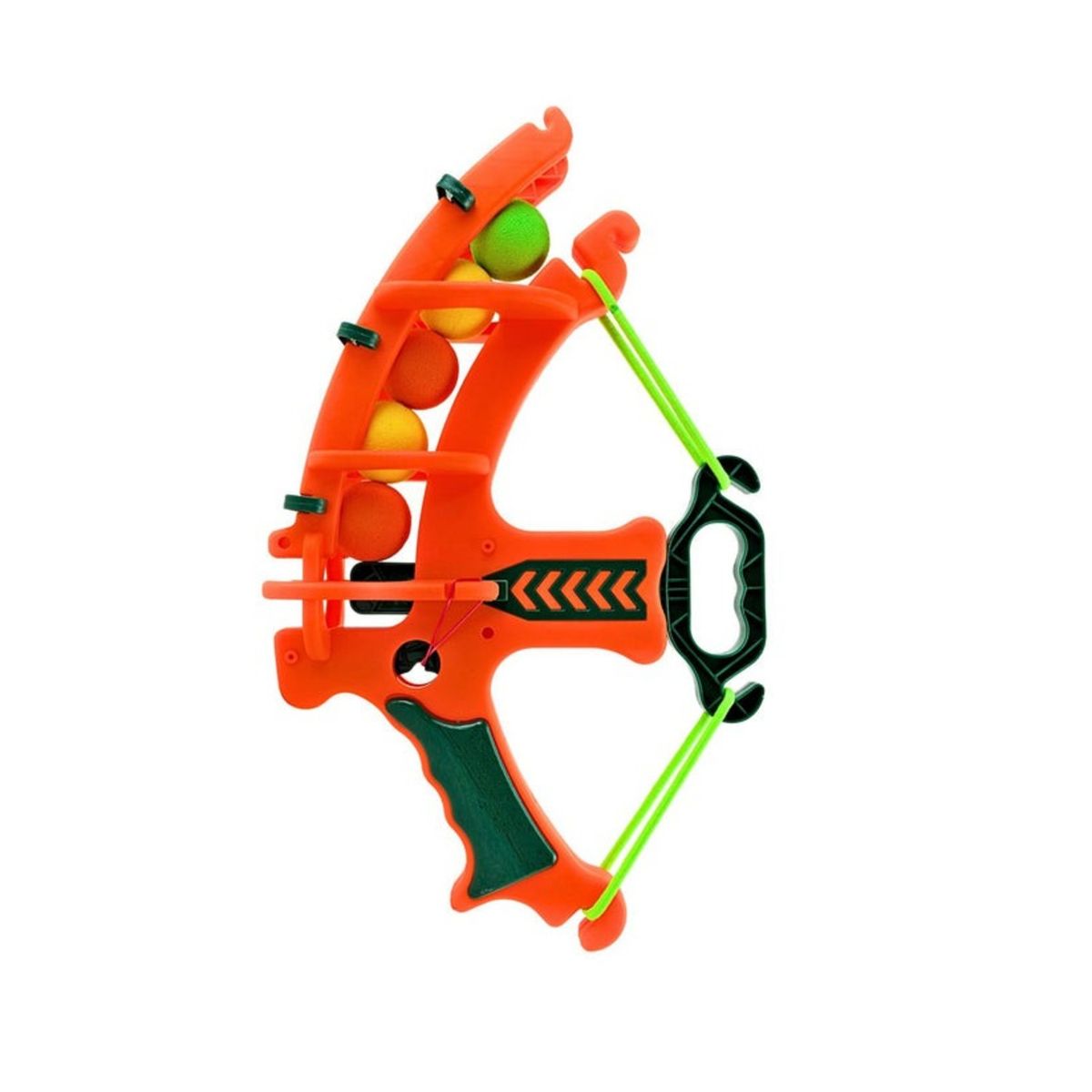 SOLEIO - JUGUETE ARCO LANZADOR DE BOLAS TIRO AL BLANCO NARANJA